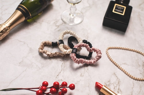 Seiden-Scrunchie Set für haarfreundliche Styles