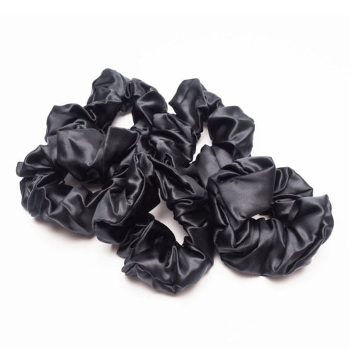 Sanfter Seiden-Scrunchie für weniger Haarbruch